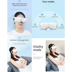 Massaggiatore Oculare Riscaldato con Airbag <span class=keywords><strong>per</strong></span> Agopressione, Vibrazione a Microfrequenza, Musica Bluetooth e Quattro Modalità <span class=keywords><strong>per</strong></span> il Relax Oculare Quotidiano - Product Image 3