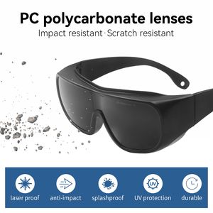 200nm-2000nm 보호 안전 안경 플라스틱 프레임 김서림 방지 장비 <span class=keywords><strong>IPL</strong></span> 눈 안전을 위한 레이저 고글 - Product Image 4