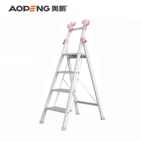Nueva Escalera Plegable para el Hogar, Escalera Portátil para Colgar Ropa, Sombreros y Accesorios