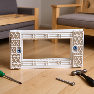 <b>White</b> 4 Seater Support Zen Line <b>Bracket</b> For Furniture Assembly - Product Image 3