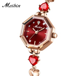 Reloj de Pulsera Octagonal MEIBIN <span class=keywords><strong>1702</strong></span>, Nueva Marca de Alta Gama, Reloj de Cuarzo con Brazalete de Joyería de Lujo Ligero y Popular para Mujer, Venta al por Mayor - Product Image 2