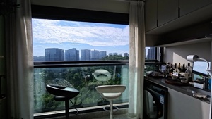 Ventana Corredera Vertical Automática de Diseño Moderno, de Aleación de Aluminio, con Sistema de Elevación Inteligente, Aislamiento Térmico, <span class=keywords><strong>para</strong></span> Uso Exterior en Hoteles - Product Image 5