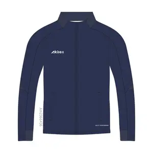 2023 المصنع بيع بالجملة Akilex أحدث تصميم معطف الشتاء جاكيت رياضي للفريق النادي تدريب مخصص الرجال جواكيت الشتاء