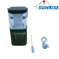 Lampe Solaire Portable Rechargeable USB Sunrise 82074 180LM avec Fonction Anti-Moustiques, Étanche en Plastique pour Camping et Randonnée