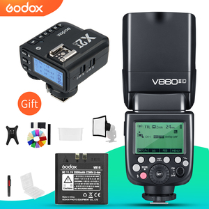 Godox <span class=keywords><strong>V860II</strong></span> TTL HSS Flash Speedlites professionnel pour Canon pour Nikon pour Sony Fuji Olympus avec déclencheur X2T-<span class=keywords><strong>C</strong></span>/N/S/F/O pour Camc - Product Image 1