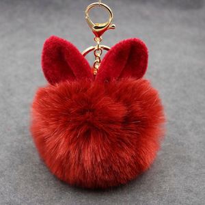 Lapin mignon grande <span class=keywords><strong>fourrure</strong></span> boule <span class=keywords><strong>porte</strong></span>-clés <span class=keywords><strong>pompon</strong></span> moelleux <span class=keywords><strong>fourrure</strong></span> <span class=keywords><strong>pompon</strong></span> promotionnel lapin <span class=keywords><strong>porte</strong></span>-clés pour voiture breloques lapin boule de <span class=keywords><strong>fourrure</strong></span> <span class=keywords><strong>porte</strong></span>-clés - Product Image 3