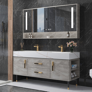 Premium High Performance Bathroom Vanity Cabinet With Basin Sink Modern Home Bathroom Furniture Made In China Factory Price - Product Image 4