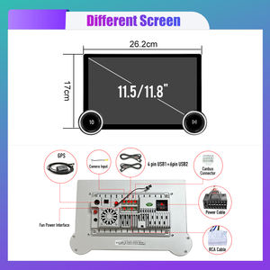 Pantalla para Coche de Doble Perilla 5.0, Radio para Auto, Reproductor Multimedia MP3, 11.5 Pulgadas, Android Auto para Reproductor de <span class=keywords><strong>DVD</strong></span> de Coche, Unidad Principal Orca Wince - Product Image 3