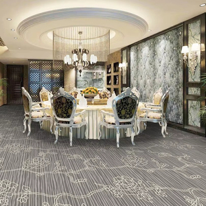 Design personalizzato in poliestere <span class=keywords><strong>lungo</strong></span> mucchio di Carpet rotoli di tappezzeria ad anello di taglio per moquette stampata fatta durevole Non Slip Hotel Karpet - Product Image 4