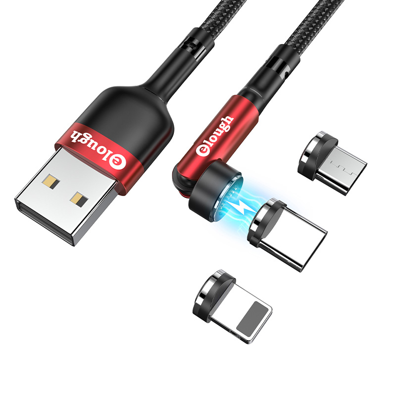 Бесплатные образцы Топ трендовые продукты 2021 3A Быстрая зарядка 540 градусов Магнитный сотовый телефон 3 в одном зарядный кабель