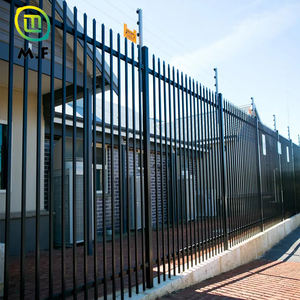 Clôture en acier galvanisé soudé MaiFa, revêtement en poudre noire, hauteur 6 pieds, taille personnalisable, respectueuse de l'environnement, pour extérieur - Product Image 4