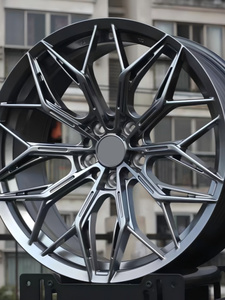 Cerchi in lega cromati oro stile Wen Qi, ruote/disco ruota concavi profondi cromati per auto da corsa passeggeri - Product Image 3