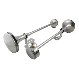 Kit universel de <span class=keywords><strong>klaxon</strong></span> d'air pour voiture 12V, double tuyau, <span class=keywords><strong>camion</strong></span>, grande voiture, double toit, <span class=keywords><strong>klaxon</strong></span> électrique, <span class=keywords><strong>klaxon</strong></span> à pression d'air - Product Image 1