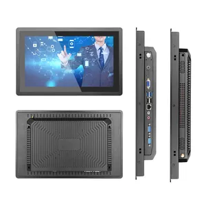 Venda quente 15,6 polegada tablet sem fio industrial mini pc tela sensível ao toque incorporado com painel capacitivo pc