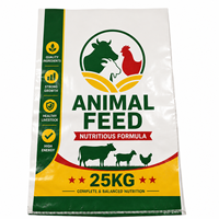 Sac d'emballage alimentaire pour volailles en polypropylène blanc brillant laminé BOPP, 10 kg, 25 kg, 50 kg – Offre Spéciale