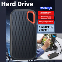 Disque SSD externe portable en caoutchouc haute performance 1 To 2 To 4 To 8 To 16 To 1000 Mo/s pour édition vidéo et jeux PS/PS5