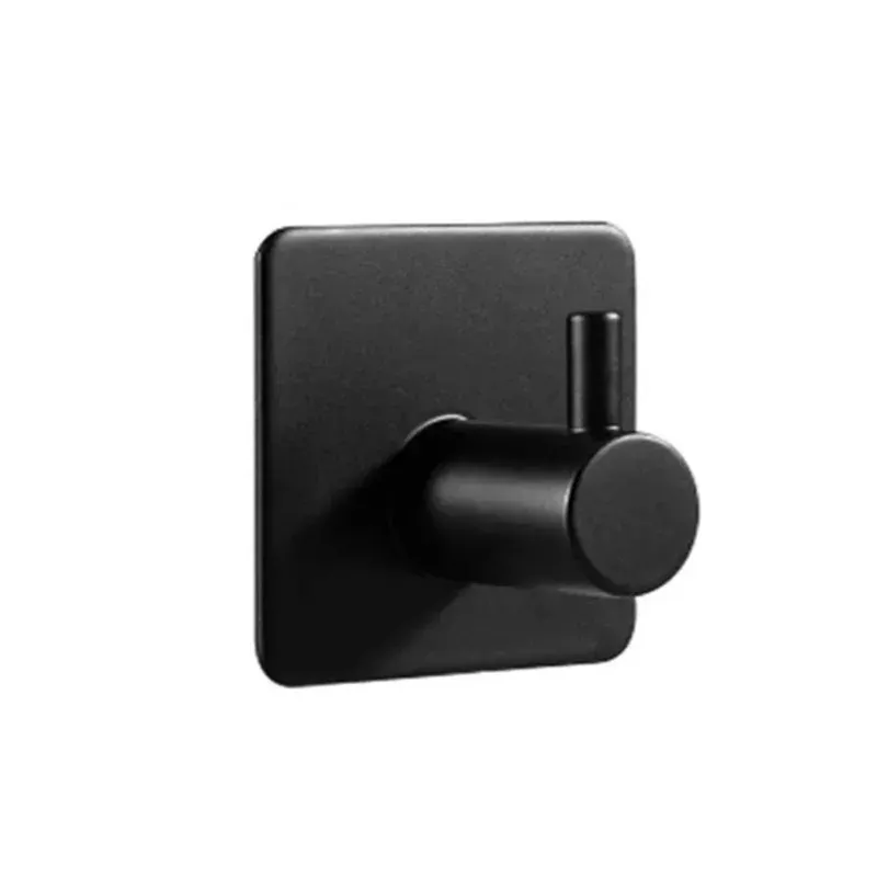 N150 Venta caliente nuevo colgador de pared autoadhesivo de acero inoxidable soporte para llaves gancho para toallas gancho para ropa accesorios de baño secundario