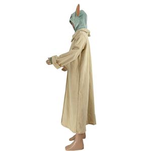 Combinaison à manches longues super mignonne pour enfants, costume de bébé <span class=keywords><strong>Yoda</strong></span> pour Halloween, vente chaude - Product Image 3