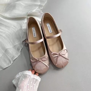 <span class=keywords><strong>Ballerine</strong></span> Mary Jane con Fiocco Rosa Sfumato in PU, Cinturino Singolo e Fibbia <span class=keywords><strong>Argento</strong></span>, Scarpe Casual da <span class=keywords><strong>Donna</strong></span> per Matrimoni - Product Image 5