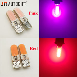 W5W T10ไฟ<span class=keywords><strong>แฟลช</strong></span>ซิลิโคนเจล194 168 cob 12V 24V หลอดไฟกะพริบ LED สีแดงอุปกรณ์ตกแต่งรถยนต์ - Product Image 5