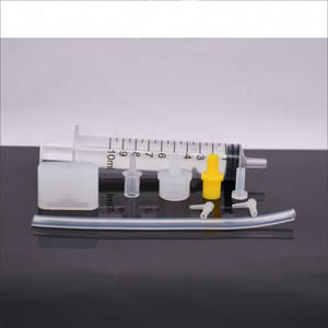 엡손 캐논 HP 브라더 프린터 프린트헤드 청소 도구 부품 노란색 실리콘 고무 대형 주사기 클리너 씰 플러그 - Product Image 1