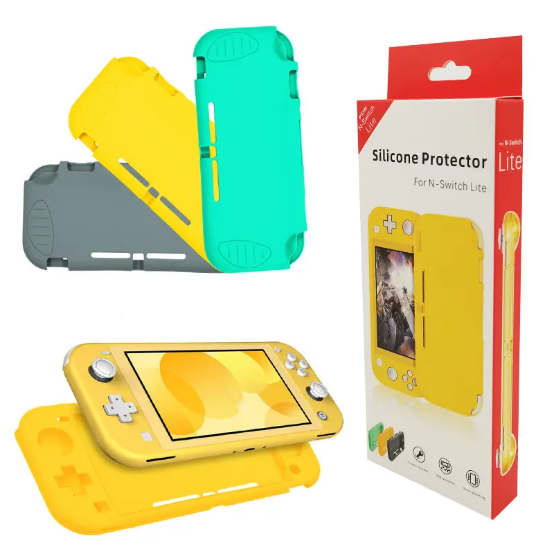 Penutup Pelindung Termurah untuk Casing Nintendo Switch Lite Pengendali Konsol Cangkang untuk Casing Nintendo Silikon Lembut Antiselip