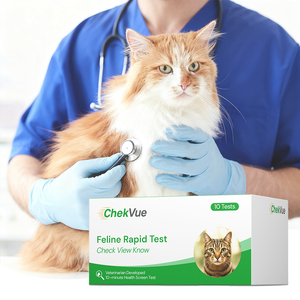 Kit de test rapide ChekVue Pet Hospitel pour la panleucopénie féline (FPV Ag) à haute sensibilité pour chat - Product Image 1