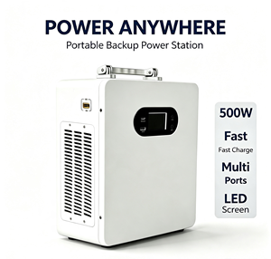 Station d'alimentation portable OEM ODM 500W avec batterie LiFePO4, charge solaire MPPT, pour camping en extérieur, station de stockage d'énergie mobile - Product Image 2