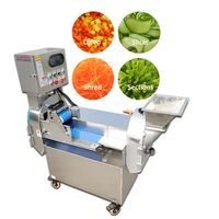 Machine à hacher les légumes multi-têtes avec fonctions de découpe, de râpage, de tranchage et de découpe en dés