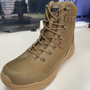 Bottes tactiques légères DF22 TSB04 pour hommes, hautes, en nylon imperméable, pour la randonnée en plein air, la montagne, toutes saisons, beige - Product Image 6
