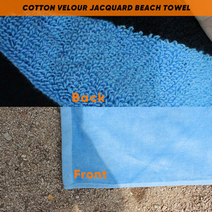 Miễn Phí Thiết Kế Tùy Chỉnh Jacquard Bãi Biển Khăn Với Logo Tùy Chỉnh In Nhanh Chóng Vận Chuyển Mùa Hè Lớn Bãi Biển Khăn Sợi Nhỏ Bông - Product Image 5