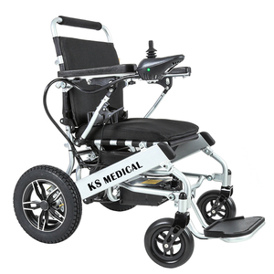 KSM-601MR Remote Smart Control Electric Wheelchair Foldable Portable Design Manual Reclining Motorized Wheel <b>Chairs</b> Manufacturer - Product Image 3