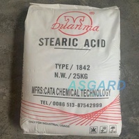 Poudre d'acide stéarique de qualité industrielle de haute qualité 1842 1860 pour émulsifiants cosmétiques 25 kg/sac emballage 99.5% pureté CAS 57-11-4