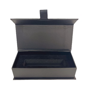 Wholesale Luxury <strong>Book</strong> Shaped Magnetic Wedding Dress <strong>Gift</strong> Box with Eva Foam Insert Ribbon Closure for Men's Underwear Packaging - Product Image 5