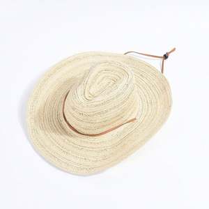 Chapeau de cowboy occidental en papyrus d'été pour hommes et femmes, chapeau de soleil en paille pour usage quotidien en extérieur, voyage et vacances - Product Image 6