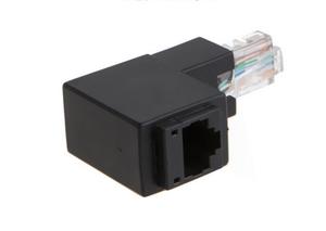 Chất Lượng cao 90 Độ Góc Keystone Jack Cat5e/Cat6 Ethernet <span class=keywords><strong>Adapter</strong></span> RJ45 Nam cho Nữ - Product Image 2