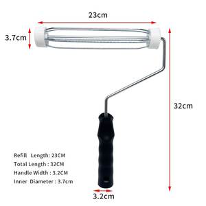 <span class=keywords><strong>Rodillo</strong></span> de Pintura con Marco de Alambre ANST de 7, 9 y 10 Pulgadas, 5 Alambres, Varilla de 6 mm de Diámetro, Acero Inoxidable Galvanizado, Industrial, DIY, OEM, Personalizado - Product Image 4