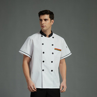 Uniforme de chef unisexe, veste de travail de cuisine à manches longues pour restaurant, boulangerie, restauration, hôtel, serveuse - Unisexe