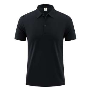 <span class=keywords><strong>Polo</strong></span> personalizado 2025 de poliéster para hombre, 100%, logotipo bordado, uniforme de trabajo liso, <span class=keywords><strong>Polo</strong></span> - Product Image 5