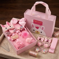 Accessoires pour cheveux d'enfants en gros, certifiés BSCI, nouvelle collection, 18 pièces par boîte, pinces à cheveux pour bébés, nœuds, coffret cadeau pour enfants et petites filles