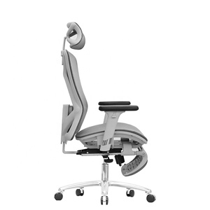 Sillas de oficina ergonómicas de malla reclinable con diseño de tela giratoria de alto precio ejecutivo ajustable para el hogar muebles al por mayor - Product Image 6