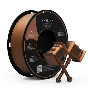 Eryone热卖1千克1.75毫米3D金属丝金属铜PLA含铜粉丝铁/铜/钢PLA