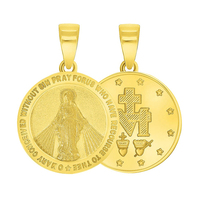 Collier pendentif personnalisé avec logo, médailles religieuses catholiques miraculeuses en métal, croix, charmes de Saint Benoît, Or et Argent