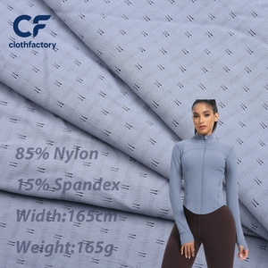 Tissu pour vêtements de golf, polo et <span class=keywords><strong>t</strong></span>-<span class=keywords><strong>shirt</strong></span> décontracté, 165g, jacquard flèche, haute élasticité, évacuation de l'humidité, séchage rapide - Product Image 1