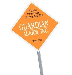 ป้ายสนามพลาสติกกันน้ำสำหรับภายนอกอาคาร รูปทรงสี่เหลี่ยมเพชร  ระบบพิมพ์สีเต็มรูปแบบ  ขายดี - Product Image 2