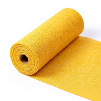 Filet d'ombrage agricole ESHINE jaune en PEHD, 3 ou 6 ailettes, pour serres et vergers, en rouleau