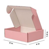 Boîte cadeau en carton ondulé auto-montable recyclable de luxe pour chaussettes, marques haut de gamme, personnalisée, avec lamination brillante mate et gaufrage