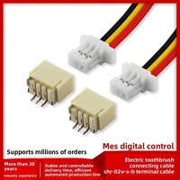 Connecteur JST SHR-02V-S-B 1mm SH10 pour brosse à dents électrique, câble d'insertion, fabrication chinoise, fourni directement par Xindia