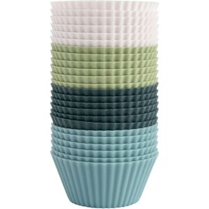 Home Kitchen Cooking Supplies Cake Decorating Tools <b>Silicone</b> Cake Cup Round Shaped Muffin Cupcake <b>Baking</b> Molds - Product Image 1
