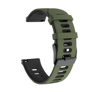 Correas de Reloj Deportivas de Silicona de Doble Color de Repuesto Fácil Upro de 22/20 mm con Liberación Rápida para Relojes Inteligentes Samsung, Garmin y Huawei - Product Image 6